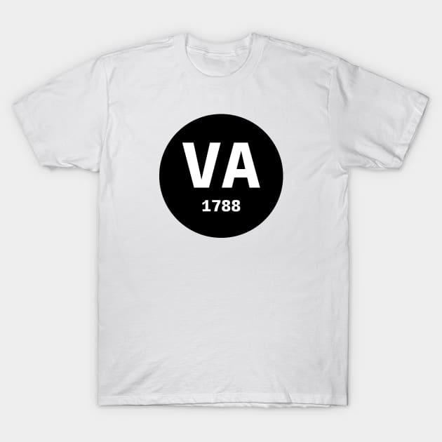 Virginia | VA 1788 T-Shirt by KodeLiMe